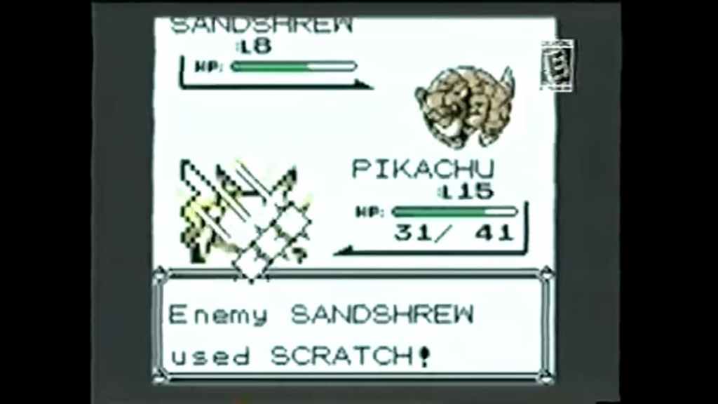 Pokemon Battle from Pokemon Yellow