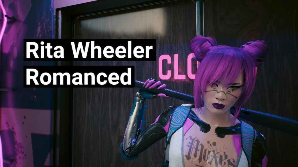Rita Wheeler Romanced Mod Cyberpunk 2077