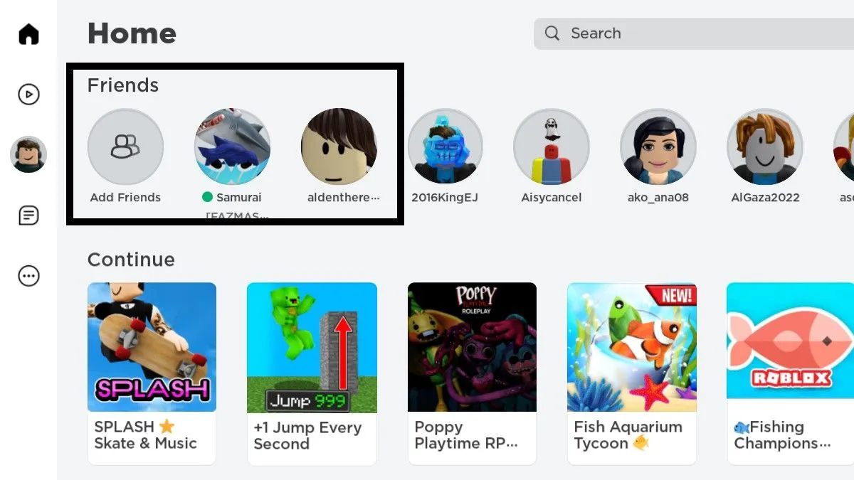 See who's online on Roblox