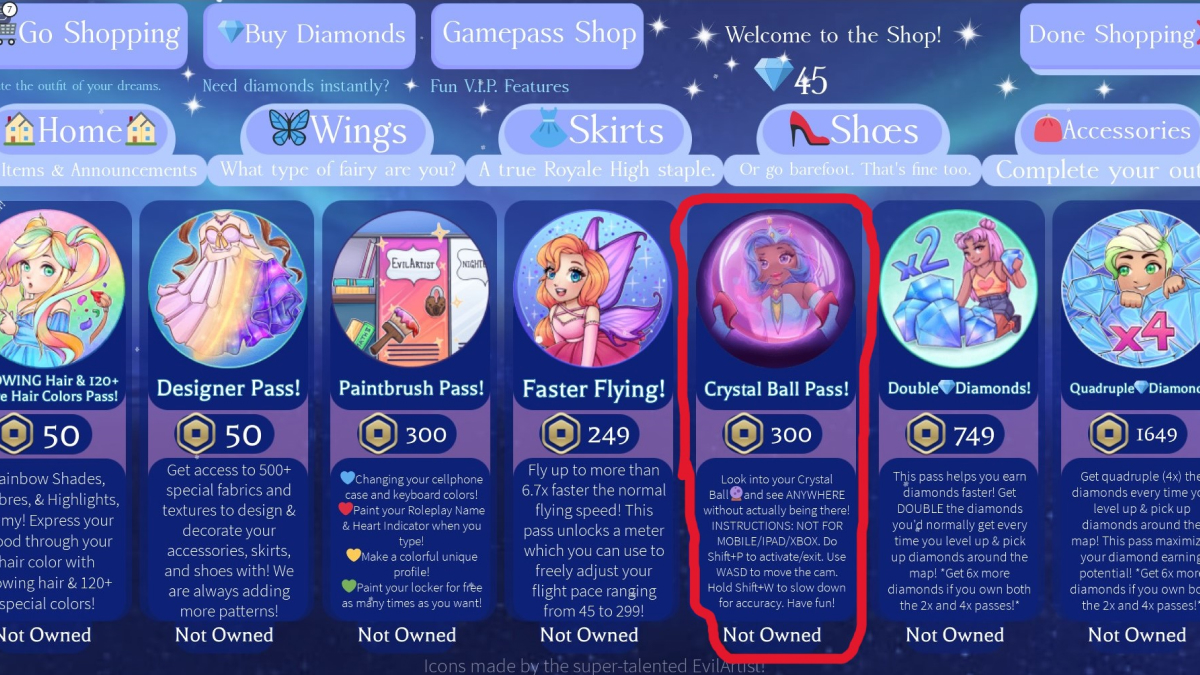 Royale High How To Use Crystal Ball Gamer Journalist