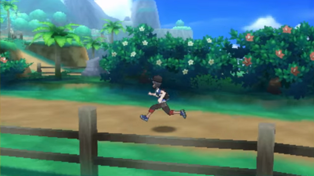Running in Pokemon Sun
