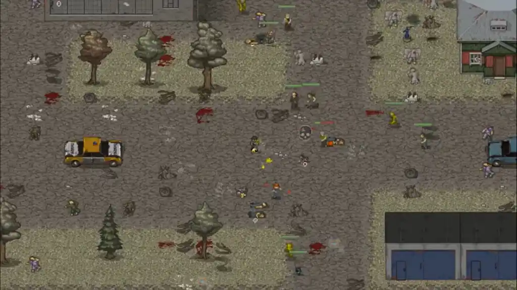 Shooting Zombies in Mini DayZ