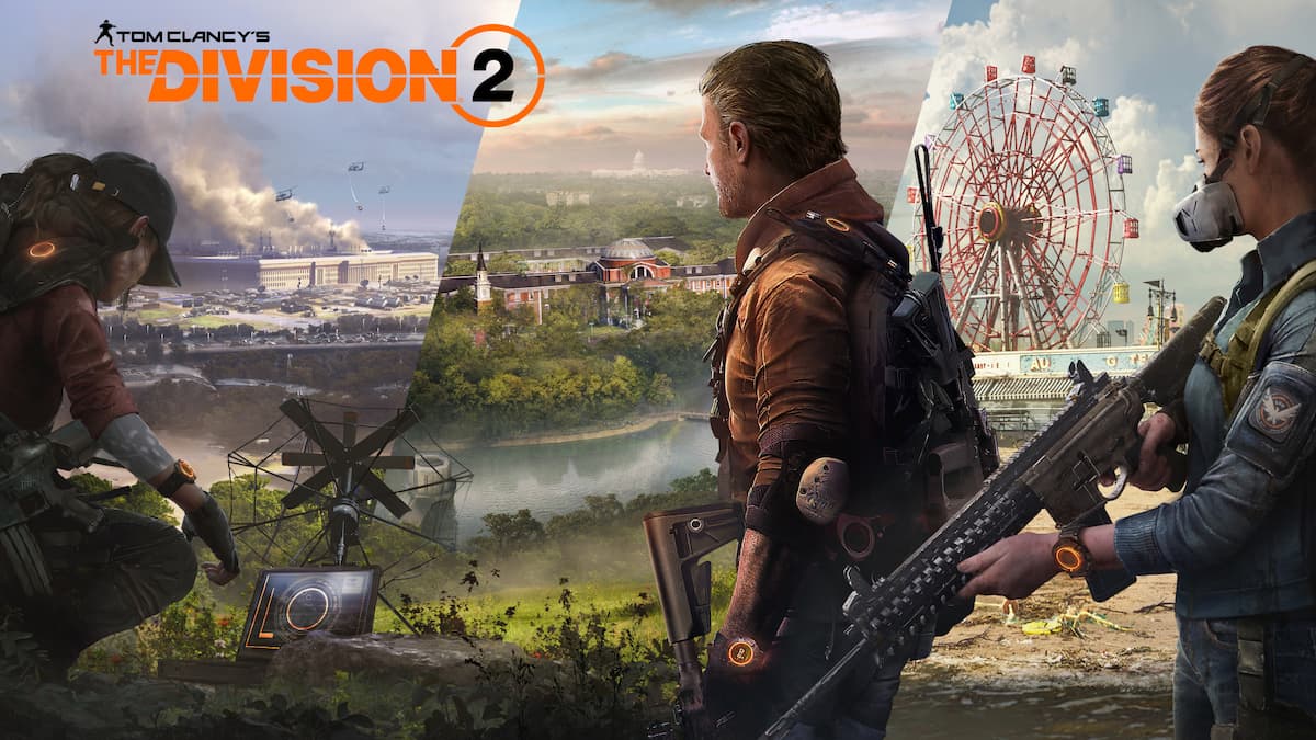 The Division 2 cover image featuring some of the characters in the game.