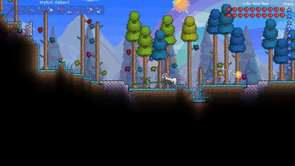 Unicorn in Terraria