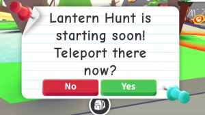 adopt me lantern hunt