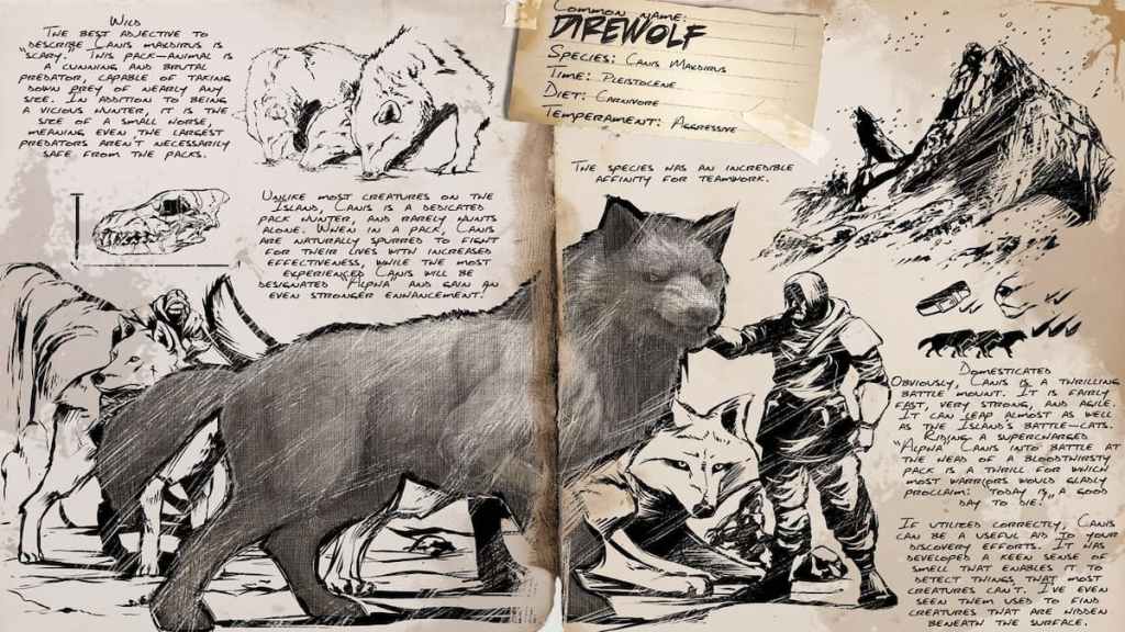 ark wolf notes
