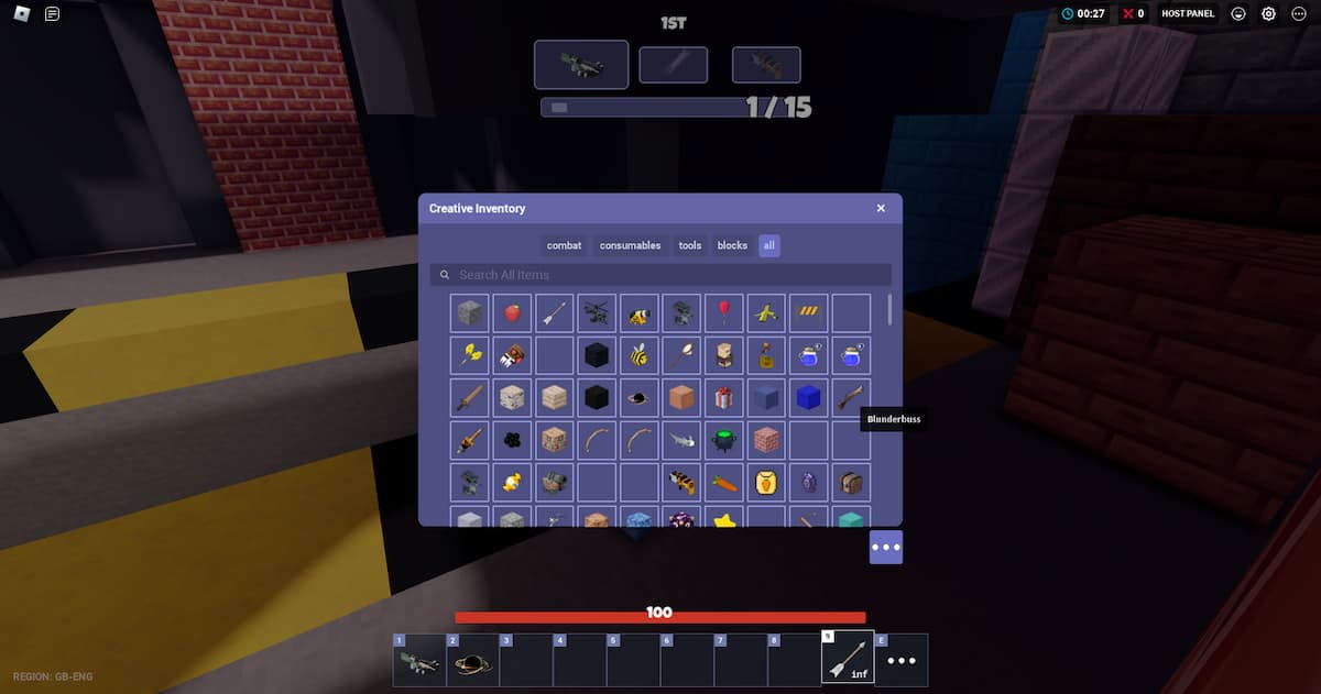 how to set creative mode in roblox bedwars