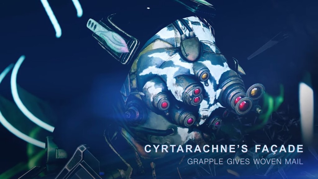 How To Get Cyrtarachne's Facade Exotic in Destiny 2 Lightfall - image from trailer. 