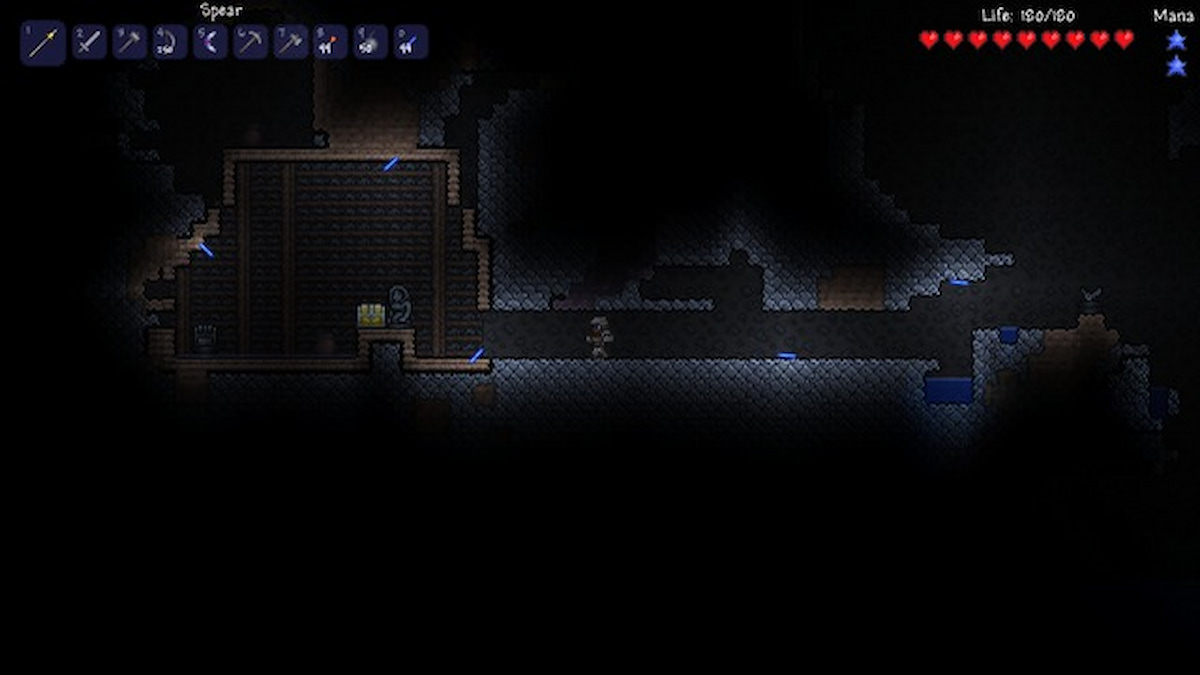 Dark Cave in Terraria