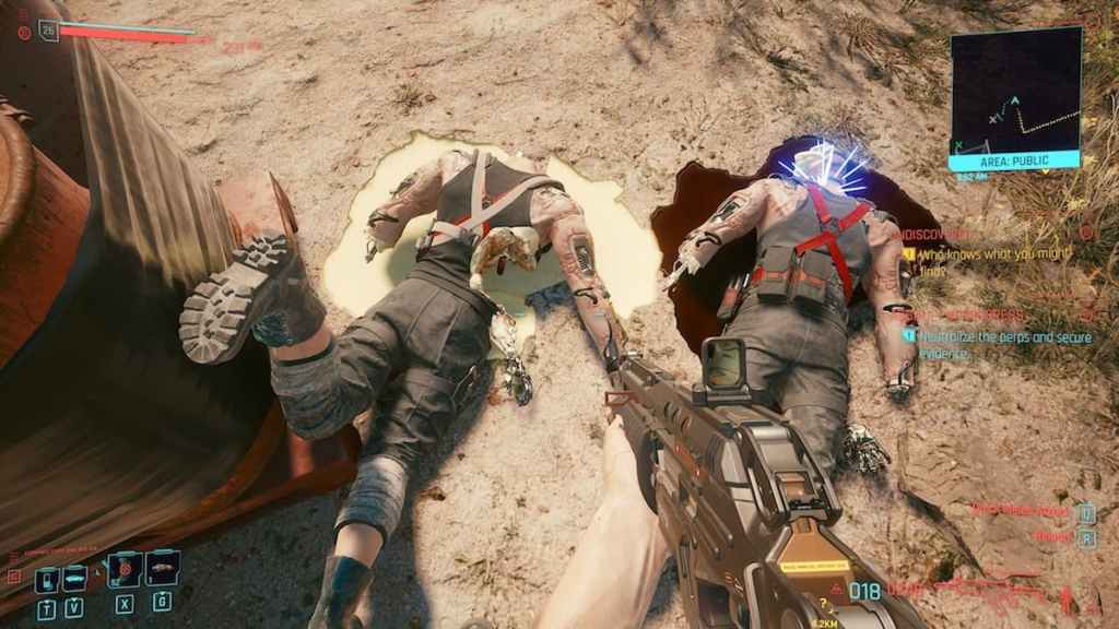 cyberpunk 2077 blood image capture