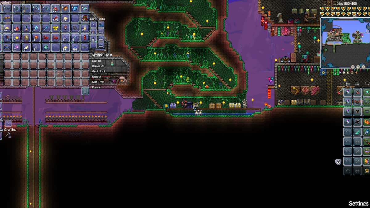 Terraria образец ткани где взять