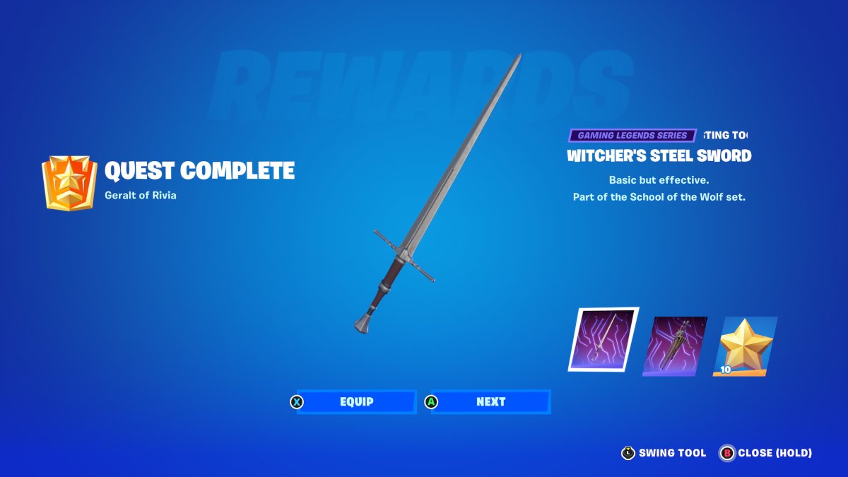 How to Get Witcher's Silver Sword in Fortnite | Gamer Journalist