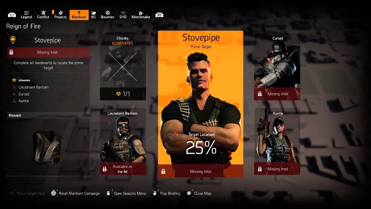 The Division 2 Stovepipe Manhunt