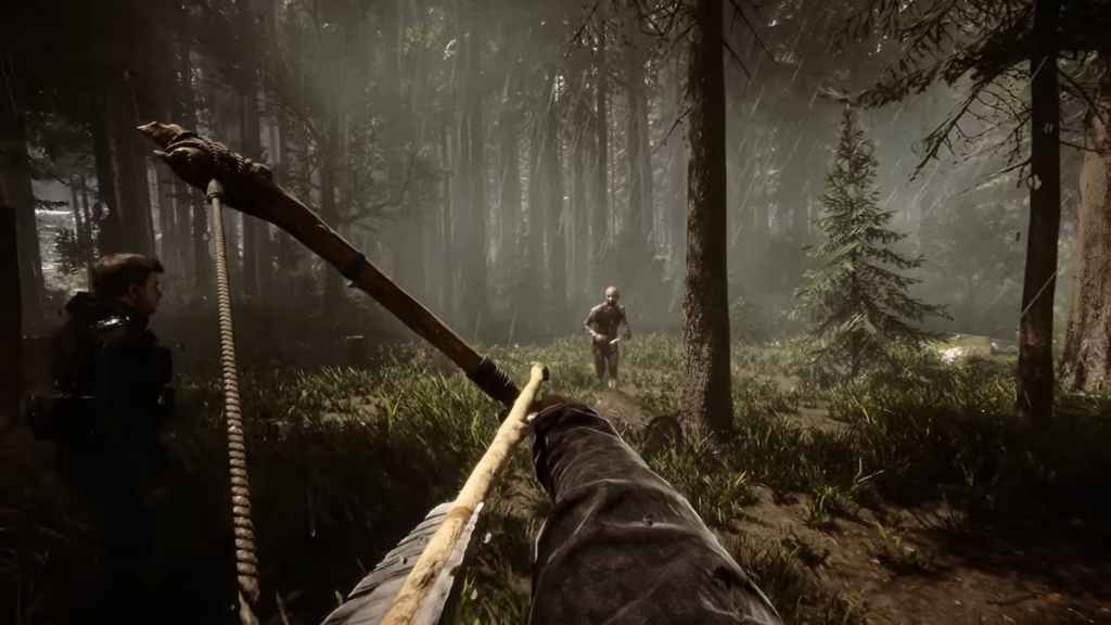 Shooting a Cannibal in Sons of the Forest