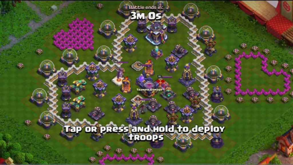 Valentine's day challenge Base Clash of clans