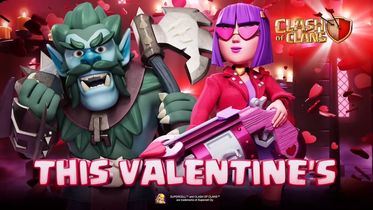 Valentine's day challenge in Clash Of Clans