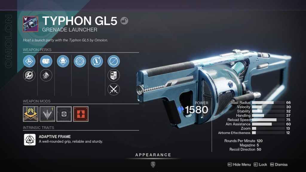 All tuning changes coming to Destiny 2 Lightfall - Grenade Launcher in inventory. 