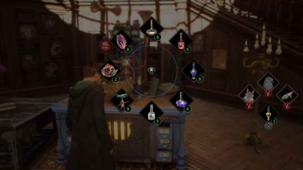 Are potions worth it in Hogwarts Legacy? Potions  Wheel.