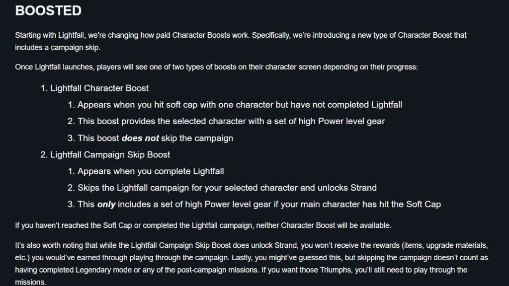 Can You Skip the Destiny 2 Lightfall Campaign - TWAB Extract. 