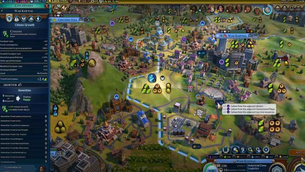 Ley Lines in Civ 6