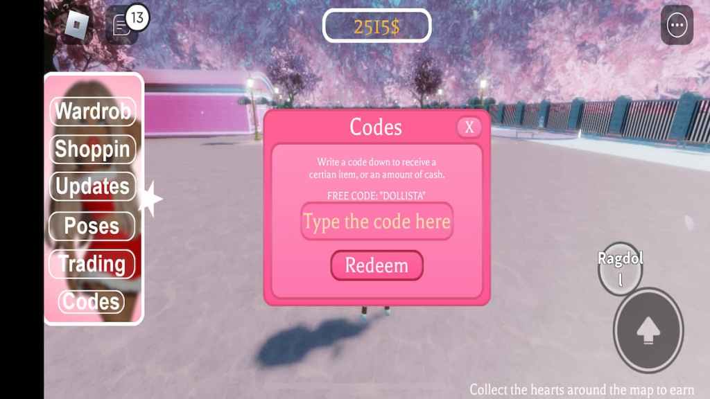 All Roblox Dollista codes for free cash and cosmetics in May 2023