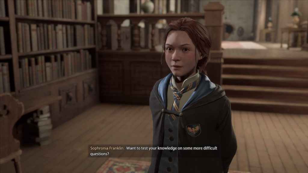 Hogwarts Legacy - Quidditch Originally Used What Magical Creature Instead of a Golden Snitch? Sophronia in Library.