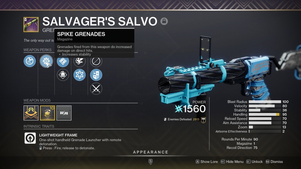 How to Best Use Spike Grenades in Destiny 2 - Spike Grenades on Salvager's Salvo. 
