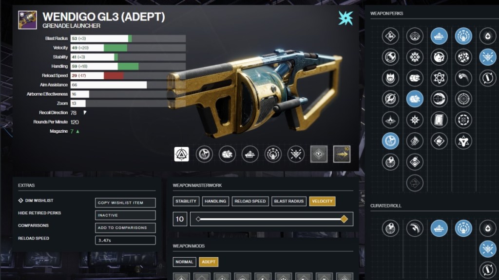 How to Best Use Spike Grenades in Destiny 2 - Wendigo god roll in D2 Gunsmith
