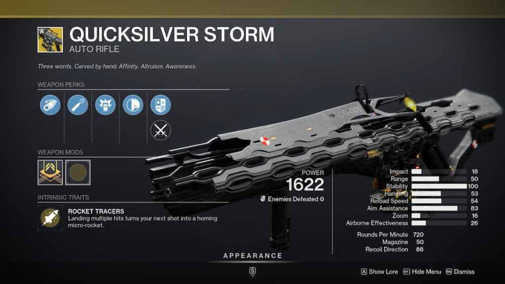 Destiny 2 Lightfall: How to Get the Quicksilver Storm Exotic Auto Rifle