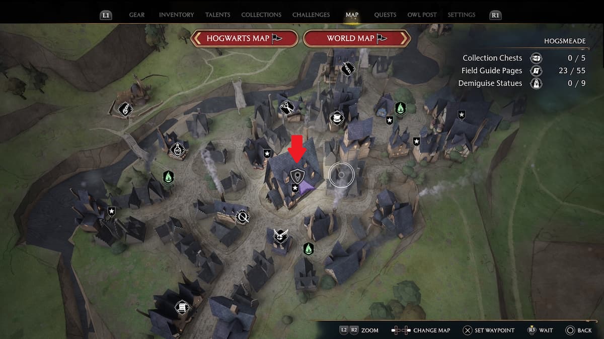 How to Find Side Quests on the Map in Hogwarts legacy Gamer Journalist