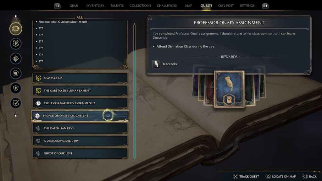 How to get Troll Bogeys in Hogwarts Legacy quest menu