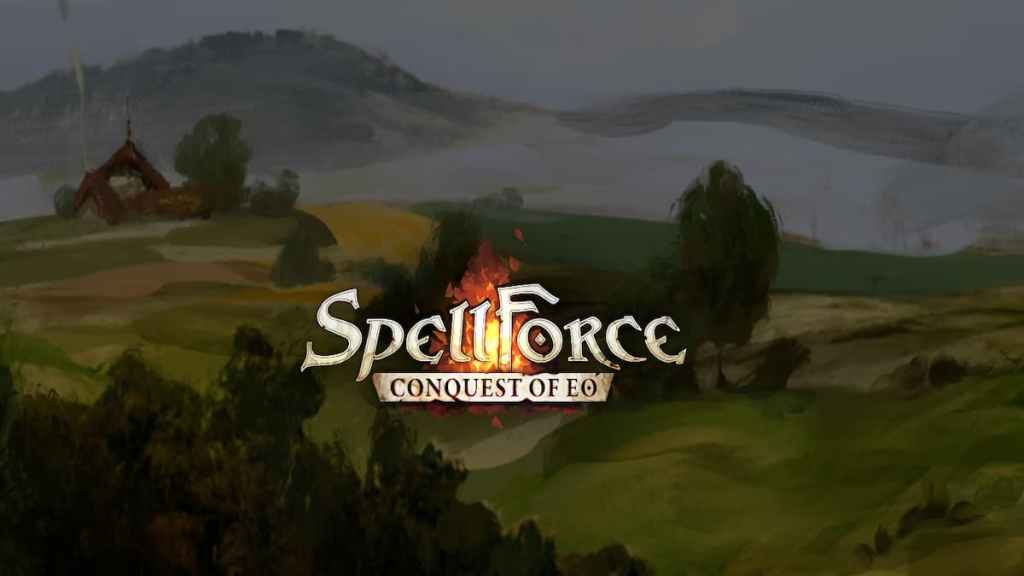 SpellForce: Conquest of Io Title Screen