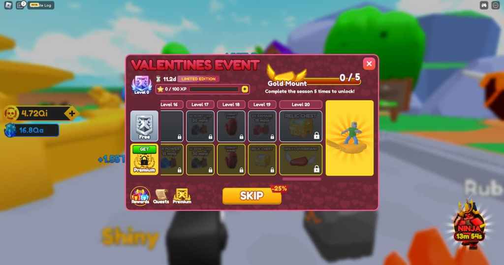 sword fighters simulator valentines event