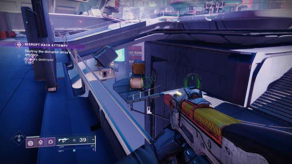 Where to Find Hydroponics Delta Lost Sector in Destiny 2 - Lost Sector bridge.