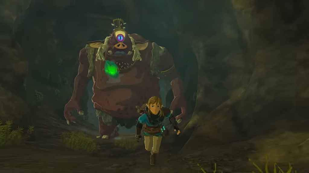 Cave Monster in Zelda Tears of the Kingdom