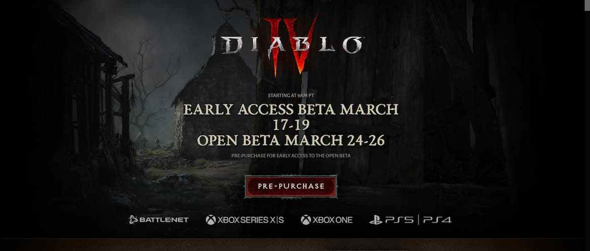 Differences Between Diablo 4 Early Access and Open Beta Coming Up in ...