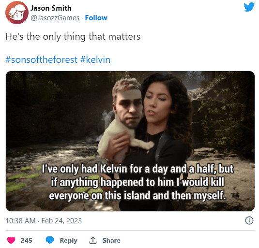 Sons of the Forest Protect Kelvin Meme by JasozzGames