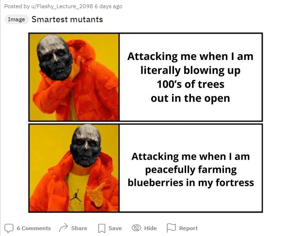 Sons of the Forest Smart Mutants Meme