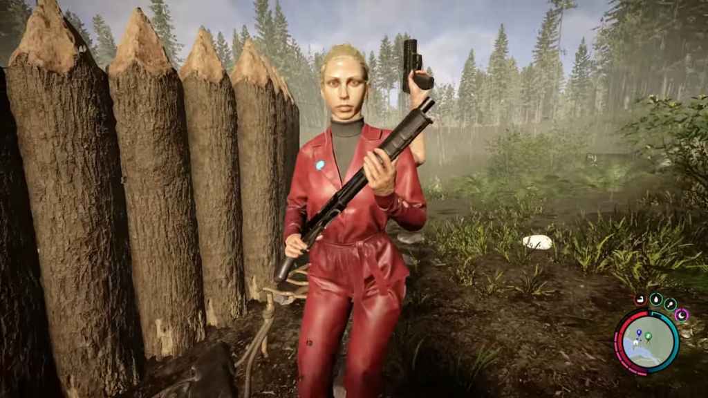 Where to find Virginia's leather suit in Sons of the Forest