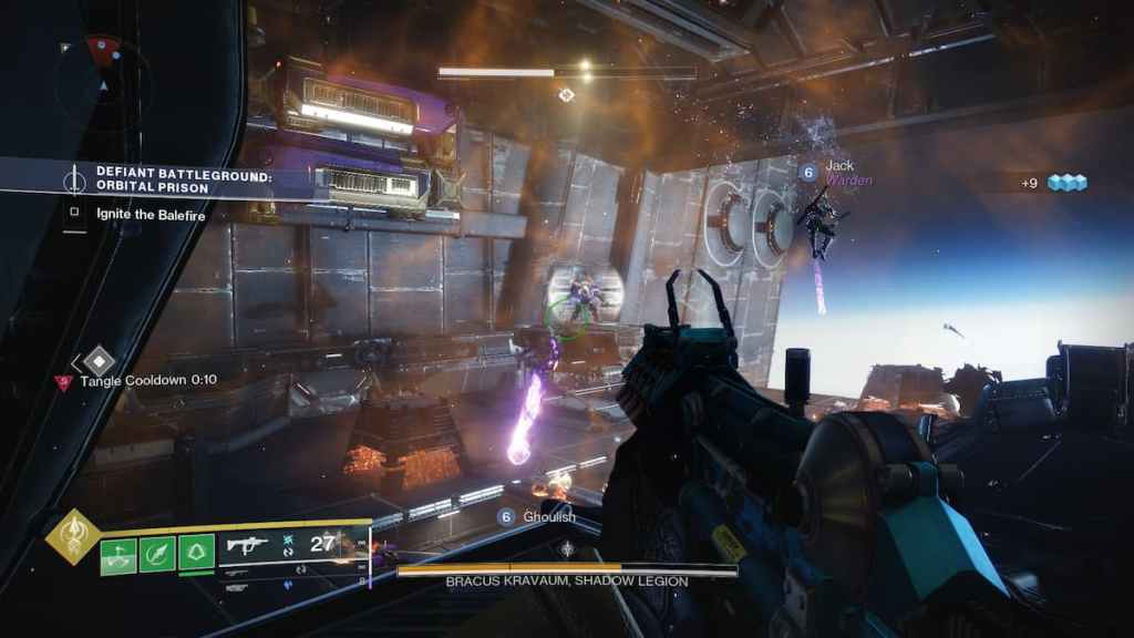 How to Complete Defiant Battleground Orbital Prison Quest in Destiny 2 - Bracus Kravaum.