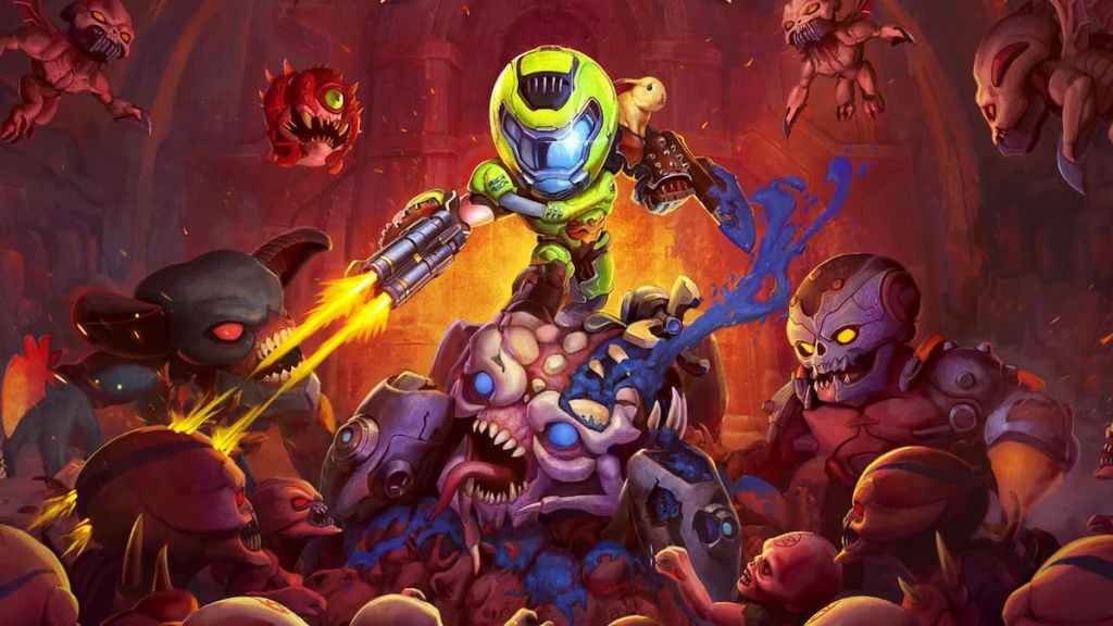 How to do all Glory Kills in Mighty Doom key art