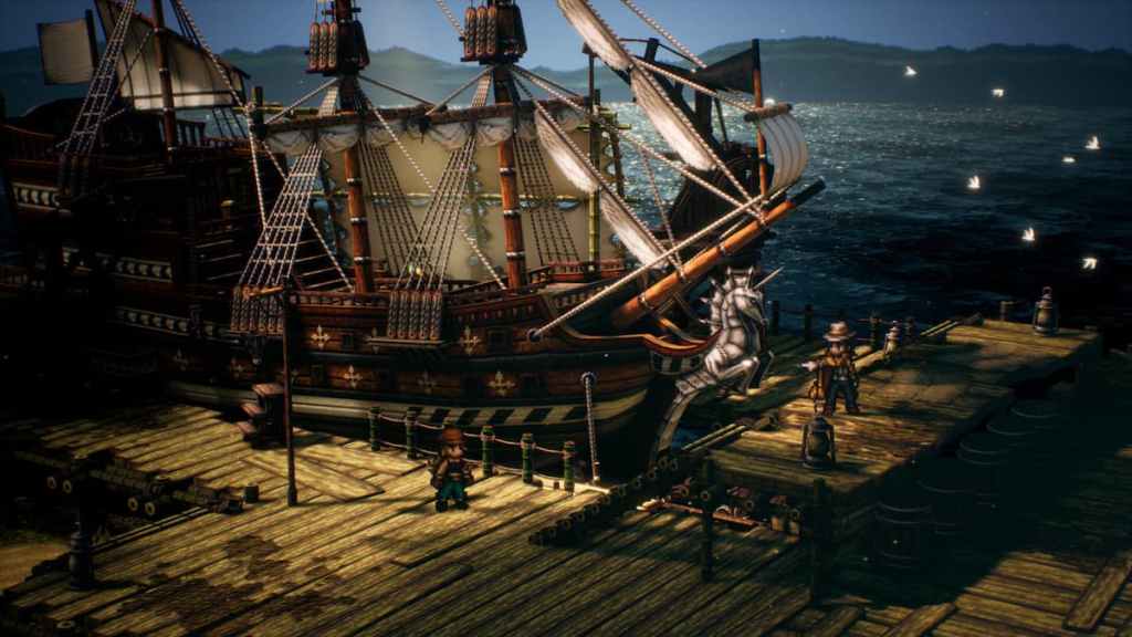 octopath traveler 2 partitio boat