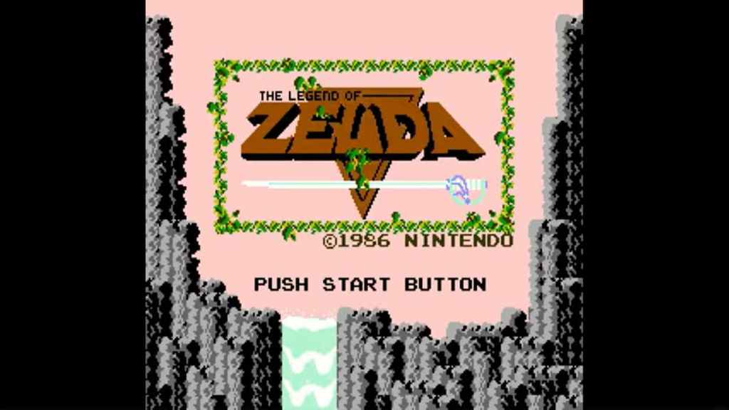 The Legend of Zelda Title Screen