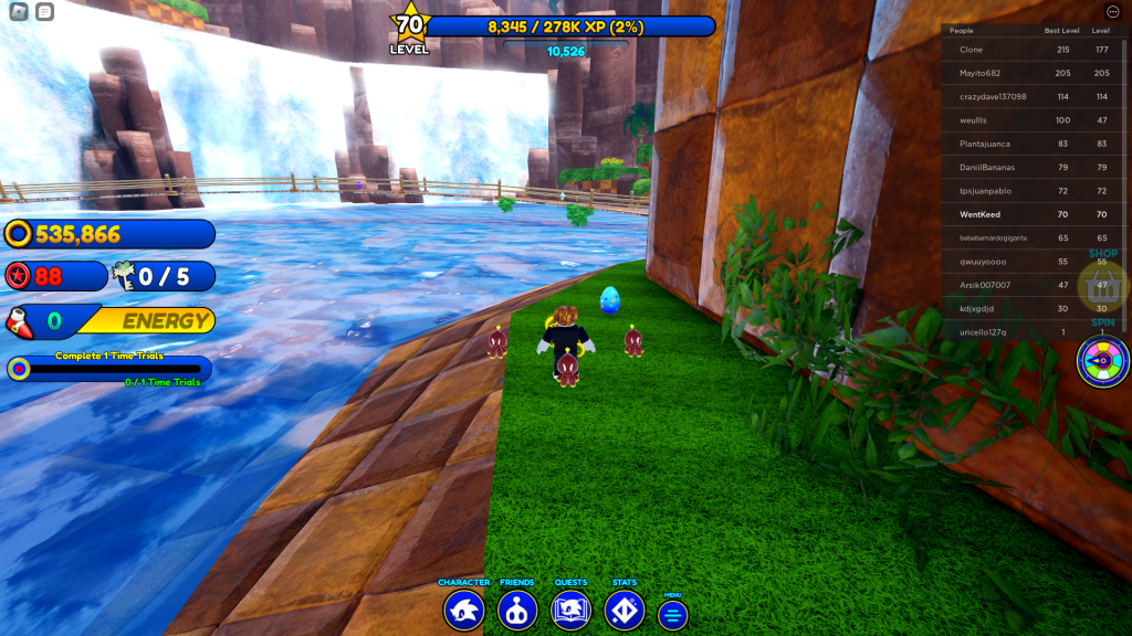 How to Find all Eggs in Roblox Sonic speed Simulator Egg # 26