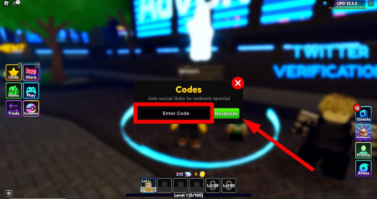 NEW CODE NEW 700 GEMS CODE  7 FREE UNIT TICKETS ANIME ADVENTURES ROBLOX   YouTube