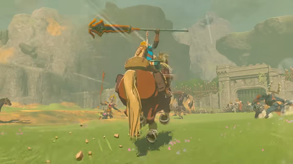 Link Attacking Enemies in Zelda Tears of the Kingdom