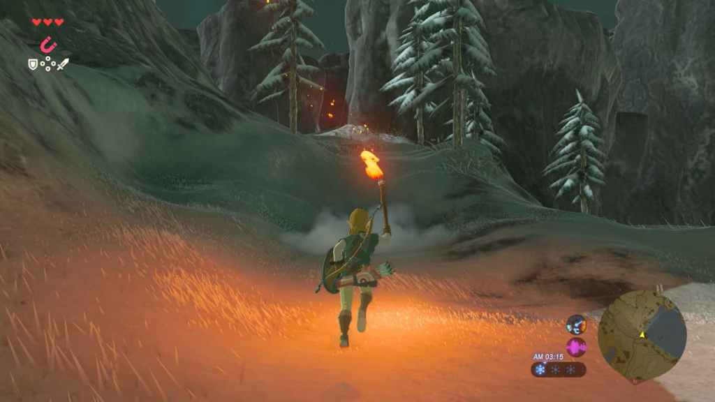 Link Running in Breath of the Wild