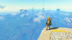 Link Standing on a Cliff in Zelda Tears of the Kingdom