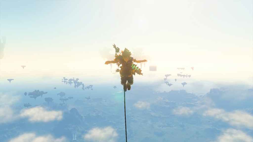 Can't Activate a Tower in Zelda Tears of the Kingdom? Here's what to do skydiving