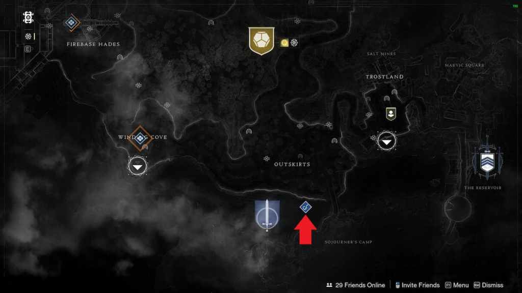 How to Catch Fish in the Outskirts of the EDZ in Destiny 2 location